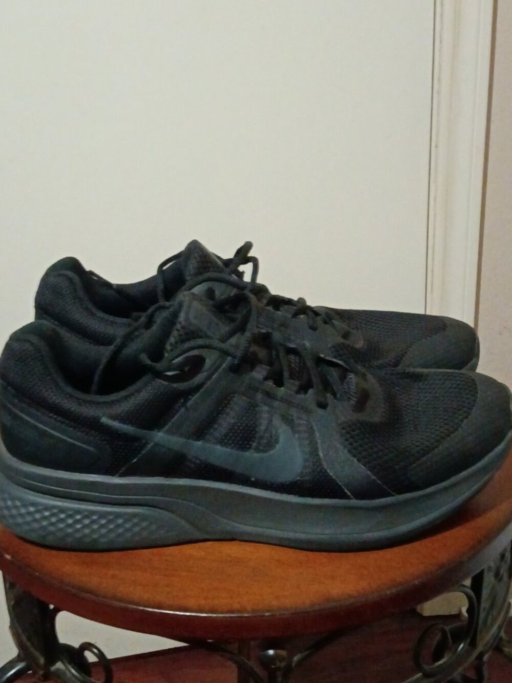 Nike Run Swift 2 Shoes Mens Size 11.5 Black Mesh Running Sneakers CU3517-002